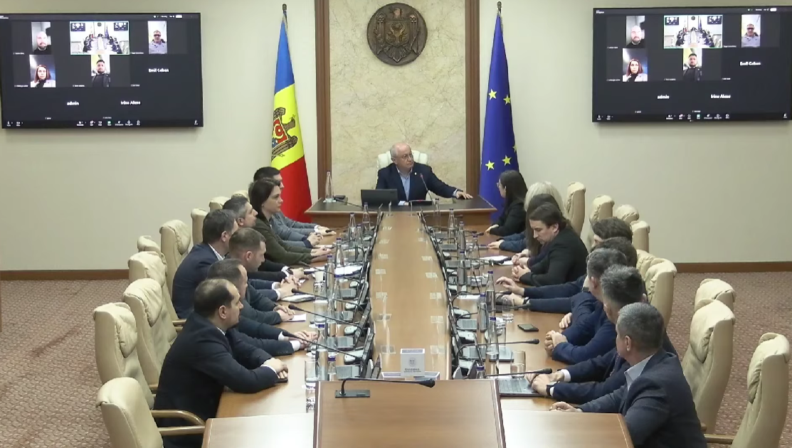 Sursa: Captură de ecran/ Guvernul Republicii Moldova